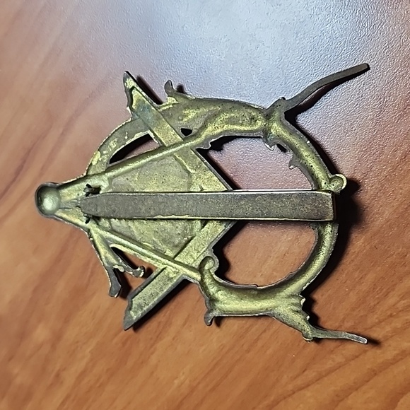 Vintage Brass Masonic Stand - Picture 2 of 5